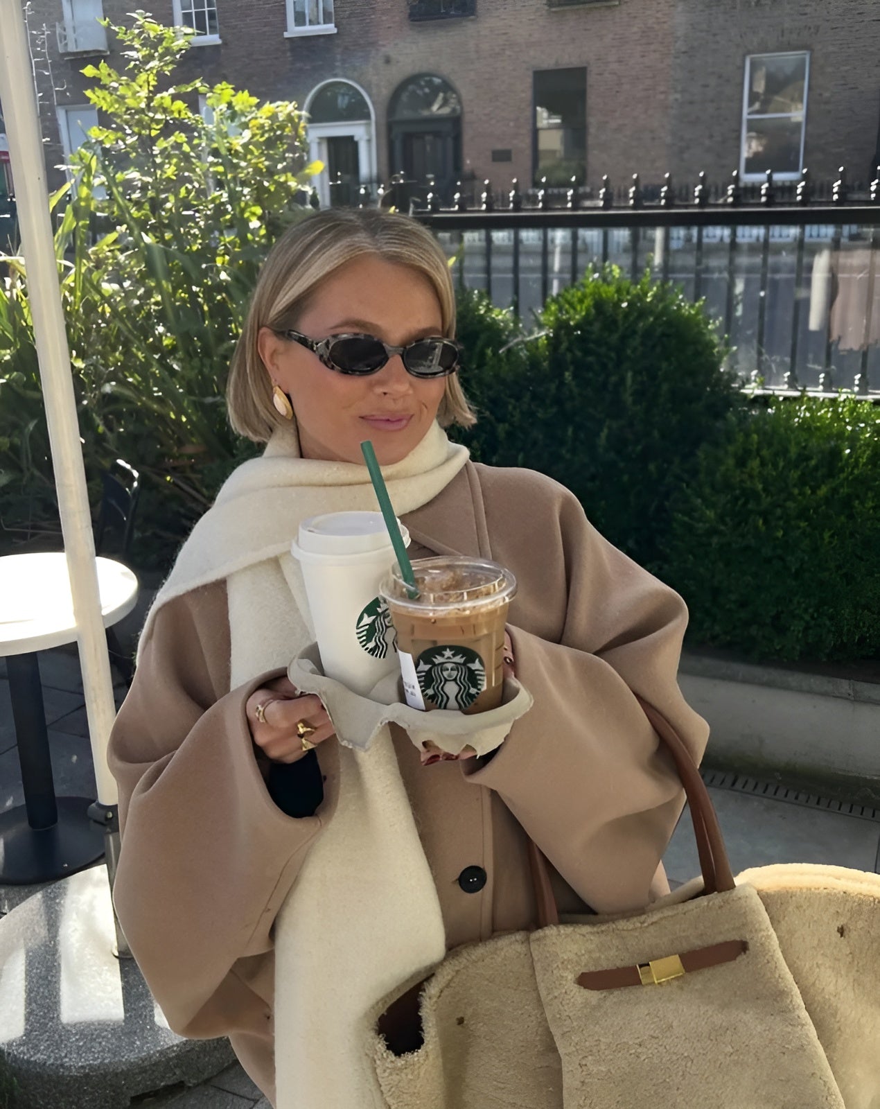 Irene | Vintage-Overzize-Mantil s Džepovima