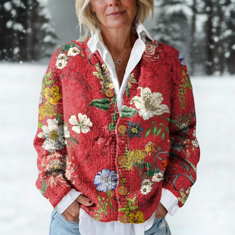 Isabelle | Mekani pleteni svakodnevni kardigan