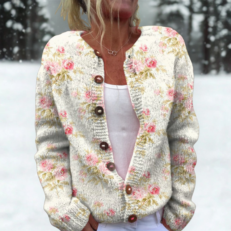 Jessie | Kardigan s cvjetnim uzorkom