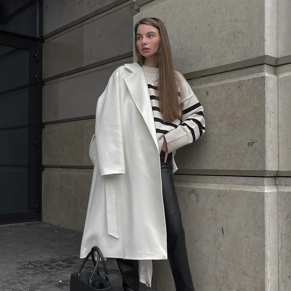 Gerda | Pulover s okruglim izrezom i prugastim uzorkom