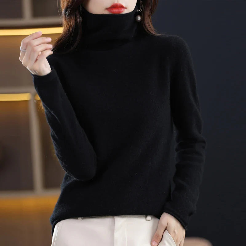 Beatrice | Pulover s visokom kragnom