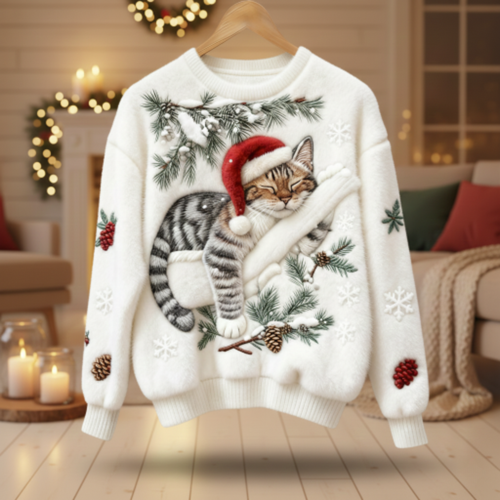 Luxe Marelle - Ženski mekani božićni pulover