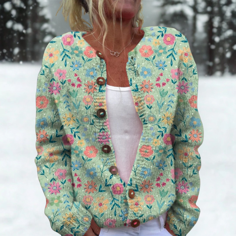 Aleah | Cardigan s cvjetnim uzorkom