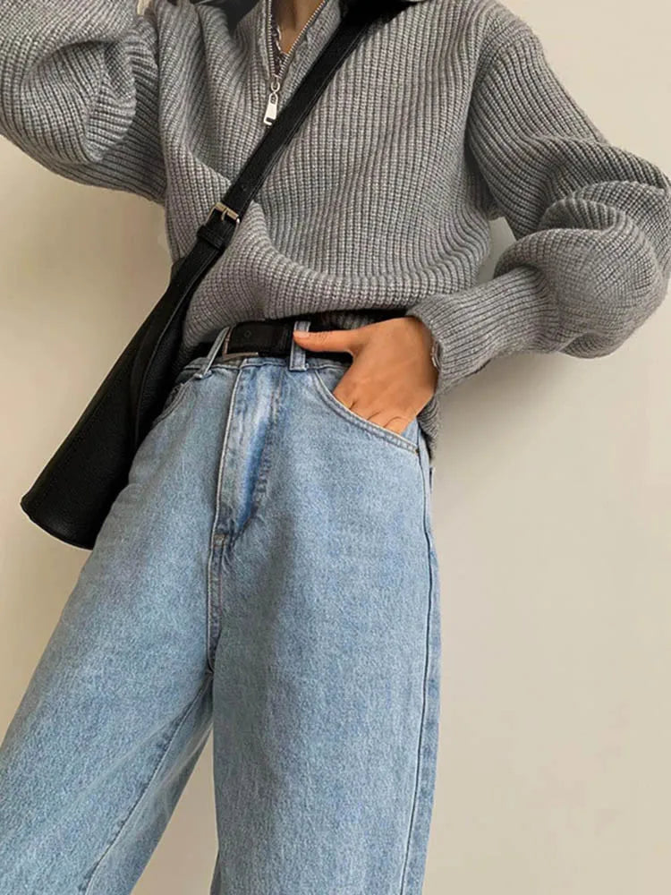 Karen | Pulover s ovratnikom i zatvaračem na patent