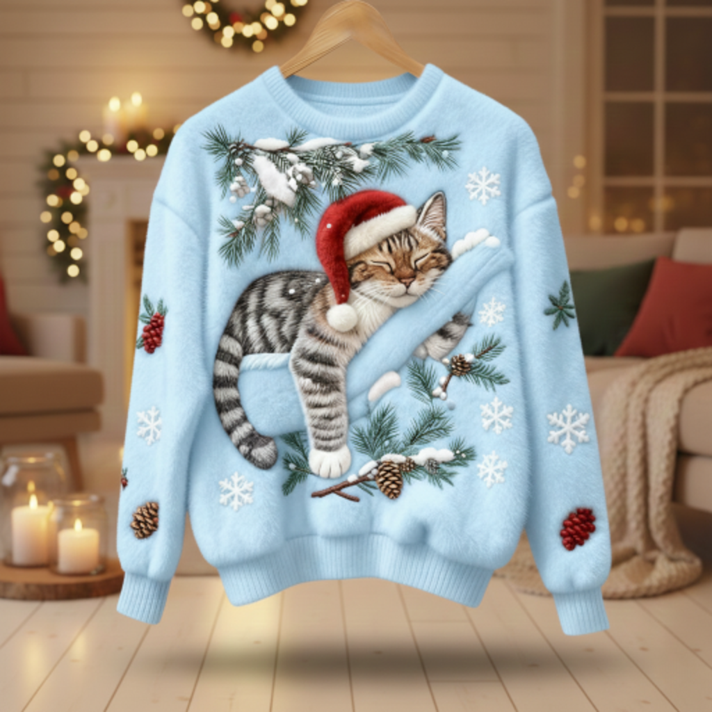 Luxe Marelle - Ženski mekani božićni pulover