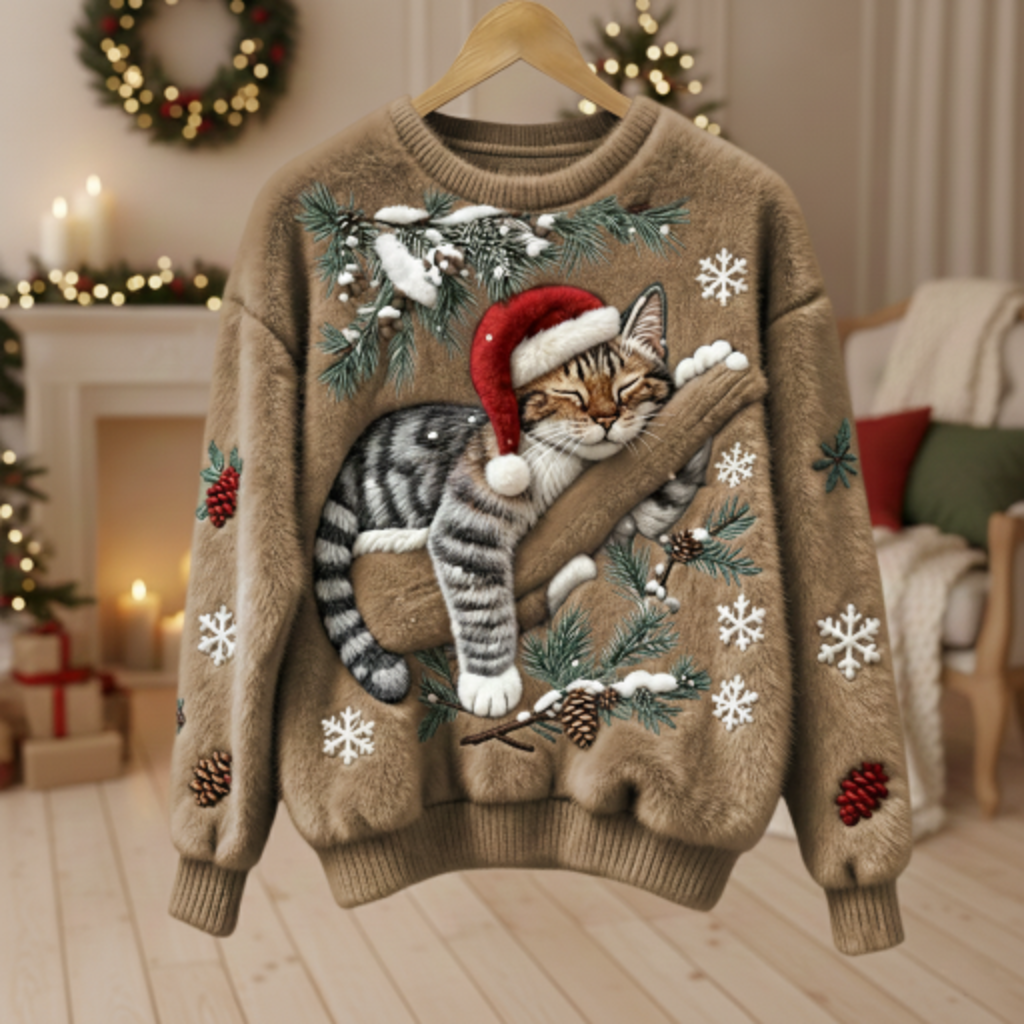 Luxe Marelle - Ženski mekani božićni pulover